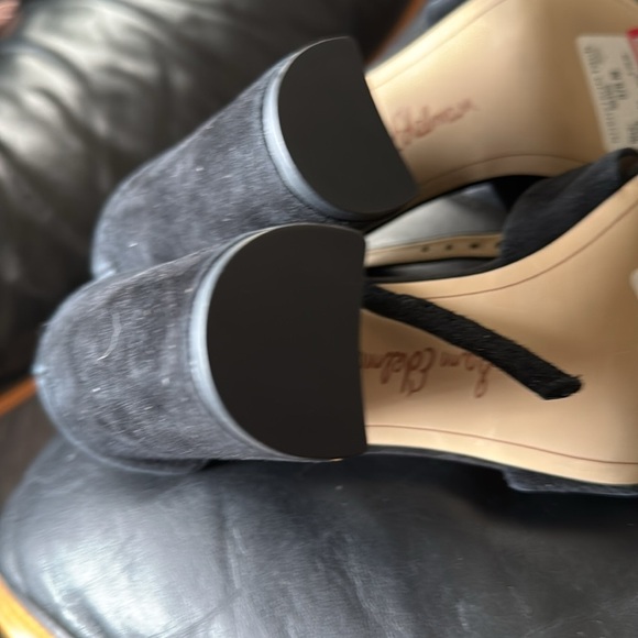 Sam Edelman Yancy - Black Suede Block Heel - Multiple Sizes - Picture 13 of 14